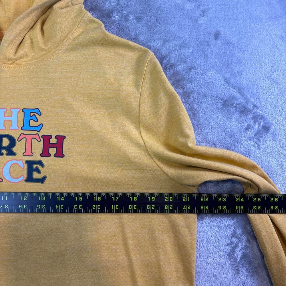 The North Face Yellow Lightweight Hooded Shirt Womens Large - Picture 5 of 7